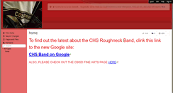 Desktop Screenshot of columbiahsroughneckband.wikispaces.com
