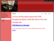 Tablet Screenshot of columbiahsroughneckband.wikispaces.com
