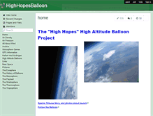 Tablet Screenshot of highhopesballoon.wikispaces.com