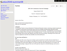Tablet Screenshot of educ2040-summer08.wikispaces.com