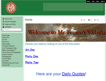 Tablet Screenshot of francos-world-of-cheese.wikispaces.com
