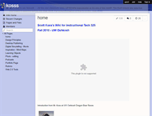 Tablet Screenshot of kosss.wikispaces.com