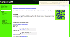 Desktop Screenshot of english3u2011.wikispaces.com