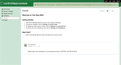 Desktop Screenshot of controldeprocesos.wikispaces.com