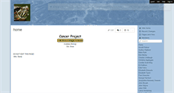 Desktop Screenshot of cbwcancerproject.wikispaces.com
