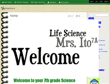 Tablet Screenshot of itoscience.wikispaces.com