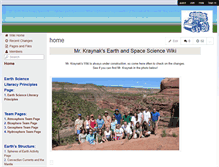 Tablet Screenshot of kraynaksciencewiki.wikispaces.com