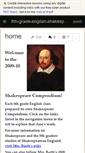 Mobile Screenshot of 8th-grade-english-shakespeare-10.wikispaces.com