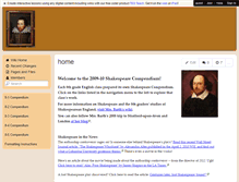 Tablet Screenshot of 8th-grade-english-shakespeare-10.wikispaces.com