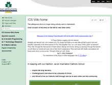 Tablet Screenshot of icstampa.wikispaces.com