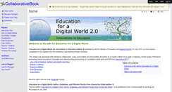 Desktop Screenshot of collaborativebook.wikispaces.com