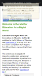 Mobile Screenshot of collaborativebook.wikispaces.com