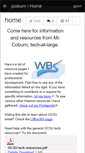 Mobile Screenshot of jcoburn.wikispaces.com