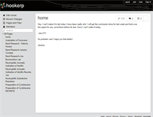Tablet Screenshot of hookerp.wikispaces.com