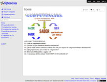 Tablet Screenshot of fqteresa.wikispaces.com