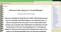 Desktop Screenshot of jnguyenscience2010.wikispaces.com