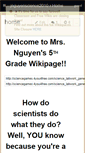 Mobile Screenshot of jnguyenscience2010.wikispaces.com