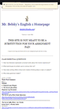 Mobile Screenshot of belskyenglish9.wikispaces.com