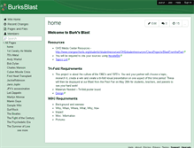 Tablet Screenshot of burksblast.wikispaces.com
