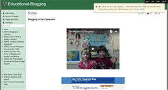 Desktop Screenshot of educational-blogging.wikispaces.com