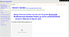 Desktop Screenshot of karensgarden.wikispaces.com