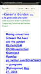 Mobile Screenshot of karensgarden.wikispaces.com