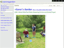 Tablet Screenshot of karensgarden.wikispaces.com