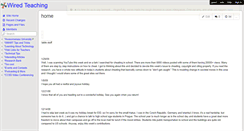 Desktop Screenshot of ccsd-teachingwithtechnology.wikispaces.com