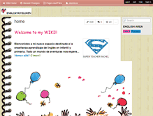 Tablet Screenshot of english4children.wikispaces.com