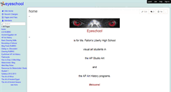 Desktop Screenshot of eyeschool.wikispaces.com