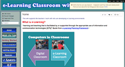 Desktop Screenshot of elearningclassroom.wikispaces.com