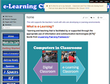 Tablet Screenshot of elearningclassroom.wikispaces.com