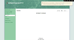 Desktop Screenshot of estagiolinguas2012.wikispaces.com