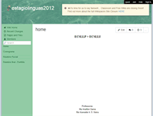Tablet Screenshot of estagiolinguas2012.wikispaces.com