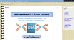 Desktop Screenshot of insidewordsrpc.wikispaces.com
