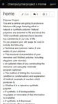 Mobile Screenshot of chempolymerproject.wikispaces.com