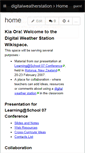 Mobile Screenshot of digitalweatherstation.wikispaces.com