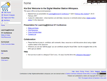 Tablet Screenshot of digitalweatherstation.wikispaces.com