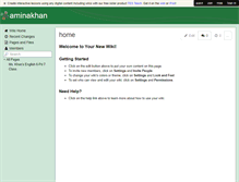 Tablet Screenshot of aminakhan.wikispaces.com