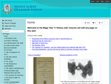 Tablet Screenshot of mags11history.wikispaces.com