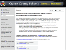 Tablet Screenshot of cravenessentialstandards.wikispaces.com