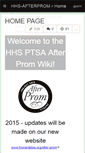 Mobile Screenshot of hhs-afterprom.wikispaces.com