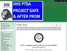 Tablet Screenshot of hhs-afterprom.wikispaces.com