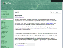 Tablet Screenshot of dhrc.wikispaces.com