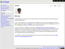 Tablet Screenshot of college.wikispaces.com
