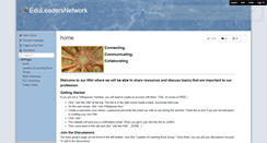 Desktop Screenshot of eduleadersnetwork.wikispaces.com