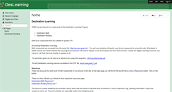 Desktop Screenshot of deslearning.wikispaces.com
