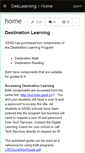Mobile Screenshot of deslearning.wikispaces.com