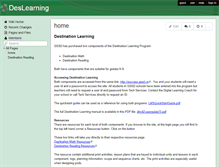 Tablet Screenshot of deslearning.wikispaces.com
