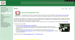 Desktop Screenshot of departmentofplay.wikispaces.com